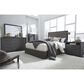 Urban Home Oxford Queen Platform Bed in Basalt Gray, , large