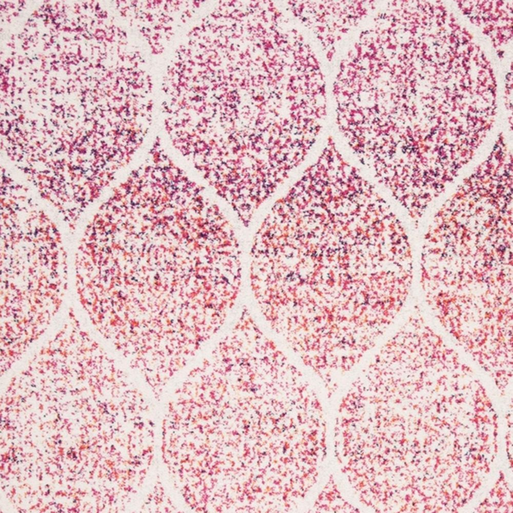 Safavieh Madison MAD604R 2&#39;3&quot; x 8&#39; Cream and Fuchsia Runner, , large