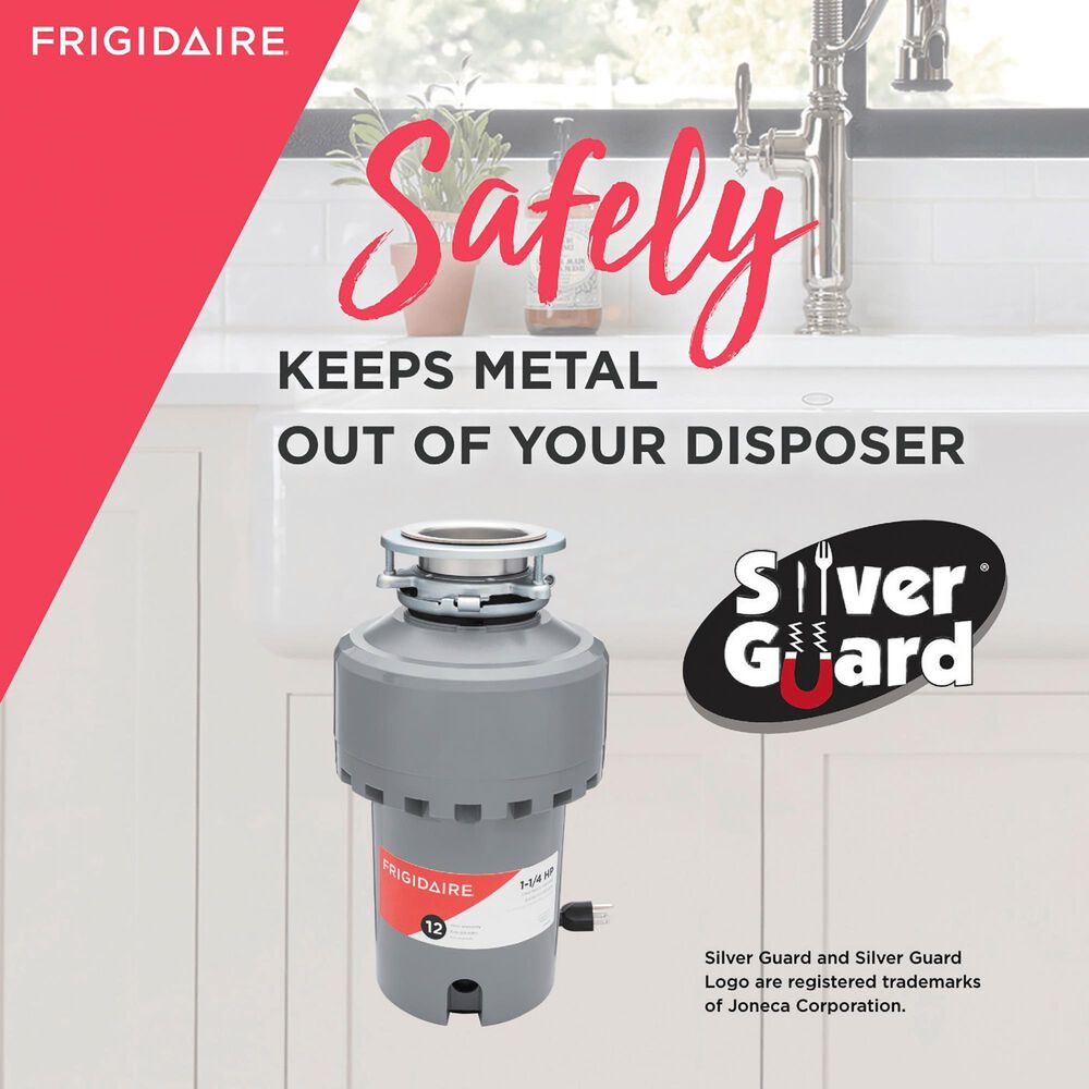 Frigidaire Company 1.25 HP Corded Disposer in ?Stainless Steel and Gray, , large