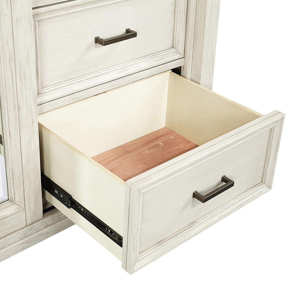 Riva Ridge Caraway Sliding Door Chest in Aged Ivory, , large