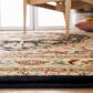 Safavieh Lyndhurst 8" x 10" Black and Beige Area Rug, , large