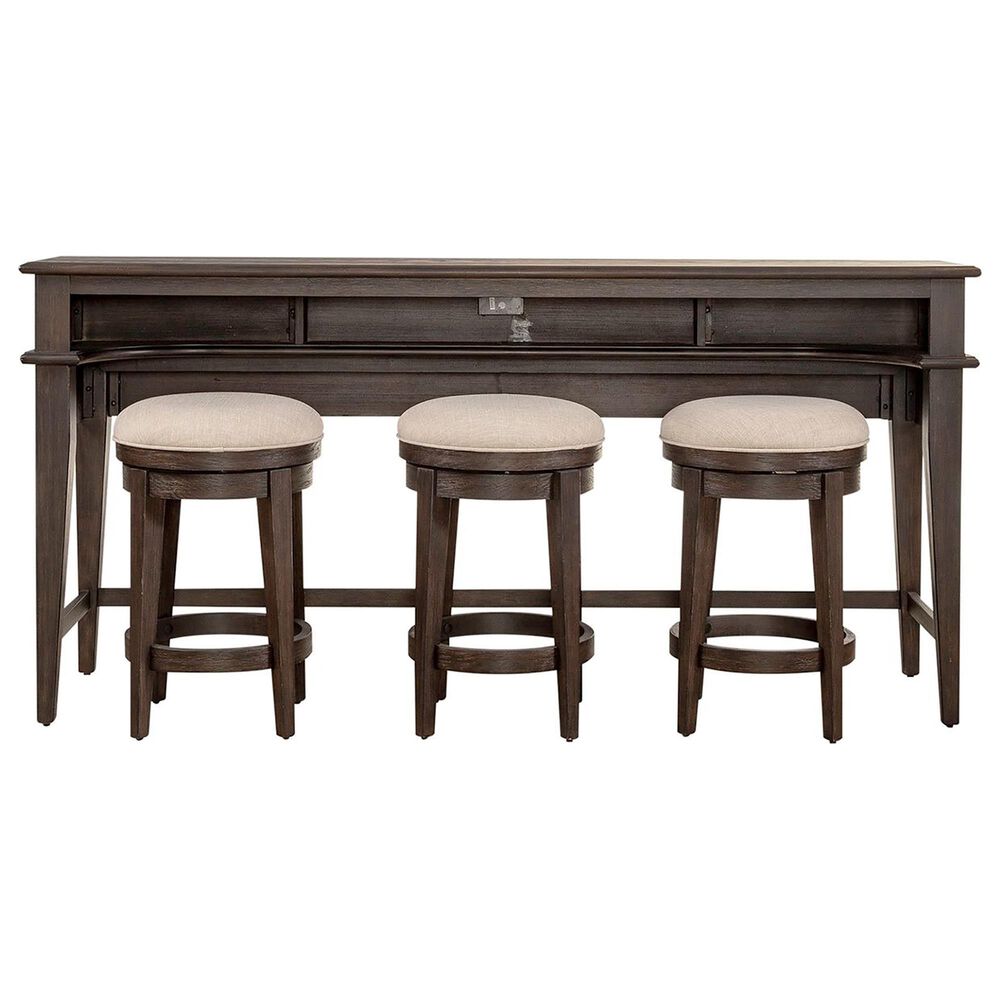 Liberty Mill Creek Console Table and 3 Stools in Peppercorn, , large