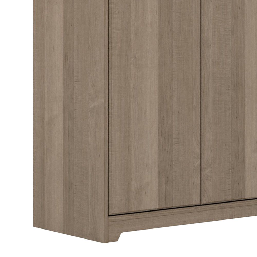 Bush Cabot Small Bathroom Storage Cabinet with Doors in Ash Gray