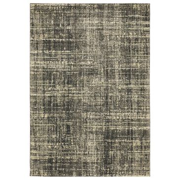 Oriental Weavers Astor Nikko 9"10" x 12"10" Charcoal Area Rug, , large