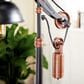 Maple and Jade Industrial Table Lamp in Shiny Black and Copper, , large