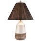 Stein World Kirkover 1-Light Table Lamp in White Glazed and Brown, , large