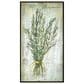 Paragon Herbs 25" x 13" Wall Art in Green (Set of 4), , large