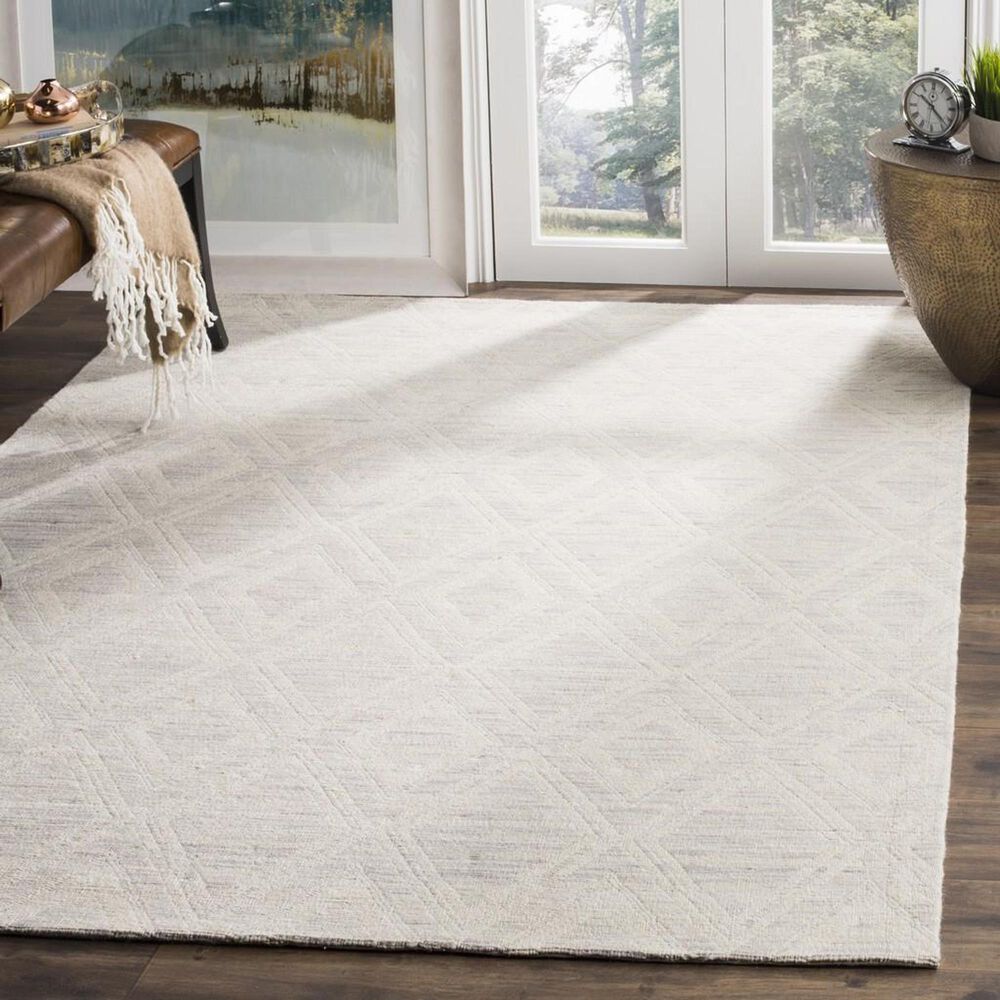 Safavieh Marbella 10&#39; x 14&#39; Silver and Ivory Area Rug, , large