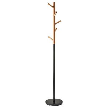 Adesso Arbor Coat Rack in Black and Natural, , large