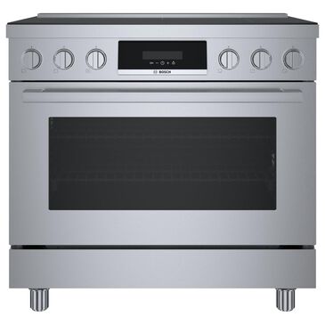 Bosch 800 Series 36" Freestanding Electric Induction Style Range in Stainless Steel, , large
