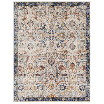 Surya Harput HAP-1014 7"10" x 10"3" Blue, Orange and Saffron Area Rug, , large