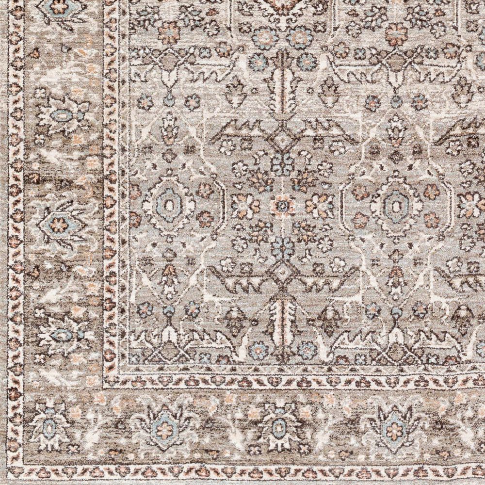 Surya Carlisle Oriental 5&#39;3&quot; x 7&#39;9&quot; Dusty Sage, Light Gray, Dusty Pink, Ivory, Pale Blue and Charcoal Area Rug, , large