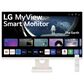 LG 27" FHD IPS MyView Smart Monitor in White, , large