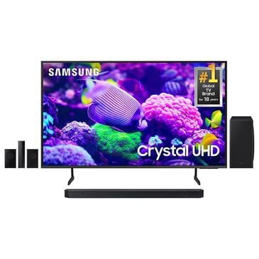 Samsung 75" 4K UHD w/Soundbar Sys, , large