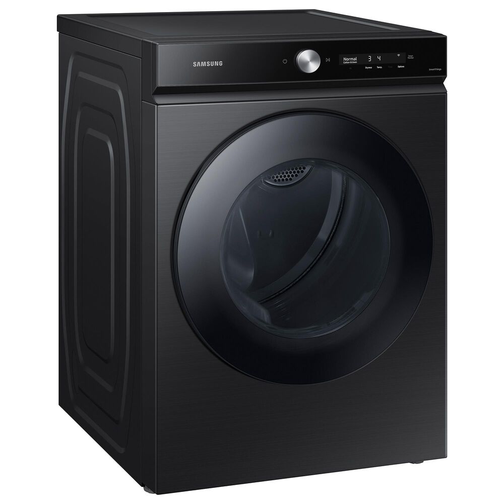 Samsung 7.6 Cu. Ft. Ultra Capacity Gas Dryer with AI Smart Dial in Brushed Black, , large