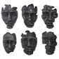 Uttermost Self-Portrait 14" x 10" Wall Decor in Gray (Set of 6), , large