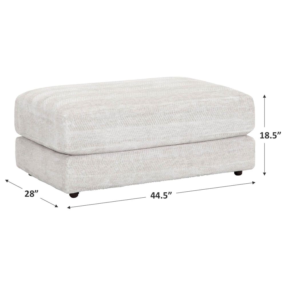 Moore Furniture Nash Ottoman in Tidal Sand, , large