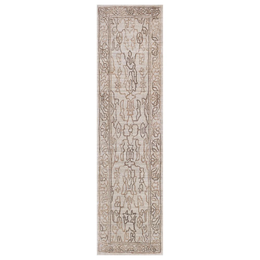 Surya Hightower 3" x 12" Light Gray, Medium Brown and Charcoal Runner, , large