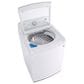 LG 5.0 Cu. Ft. Top Load Washer and 7.3 Cu. Ft. Electric Dryer Laundry Pair in White, , large