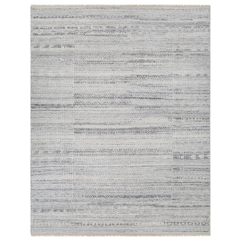 Surya Pompei 2"6" x 8" White, Black and Metallic Silver Runner, , large