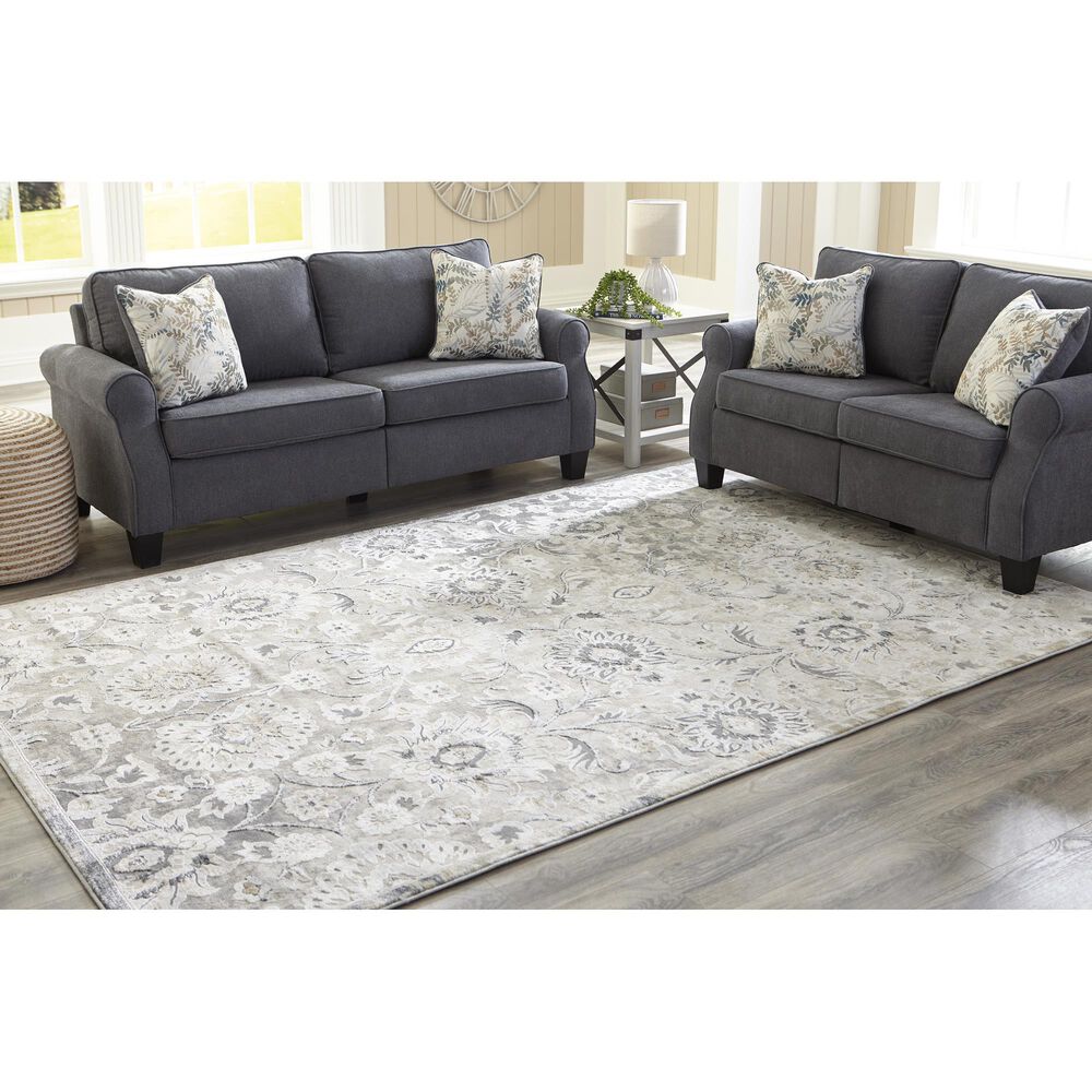 Signature Design by Ashley Kilkenny 7&#39;10&quot; x 10&#39;2&quot; Gray, Cream and Brown Area Rug, , large