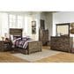 Signature Design by Ashley Trinell Twin Storage Bed in Brown, , large