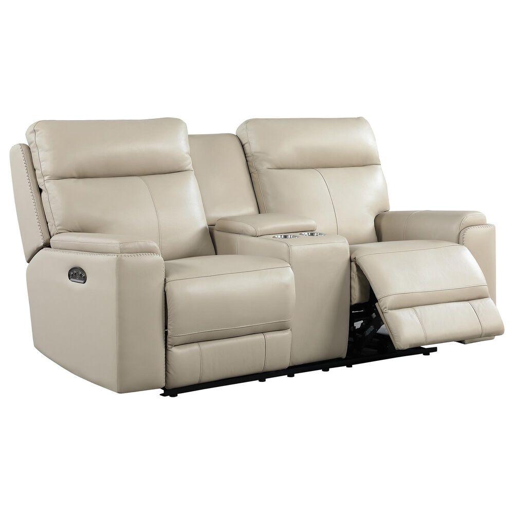 Italiano Furniture Bryant Power Reclining Loveseat in Taupe, , large