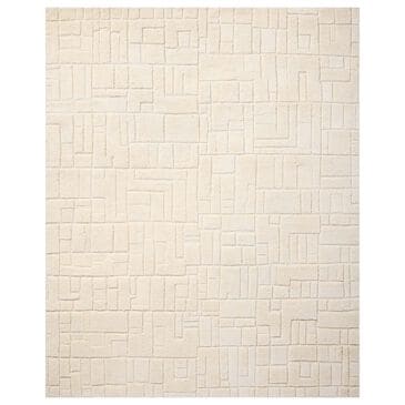 Loloi Octavia 8"6" x 11"6" Ivory Area Rug, , large