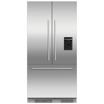 Fisher and Paykel 16.8 Cu. Ft. Built-In French Door Refrigerator with Ice and Water - Panels Sold Separately, , large