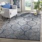 Safavieh Madison MAD604G-3 3" x 5" Navy/Silver Area Rug, , large