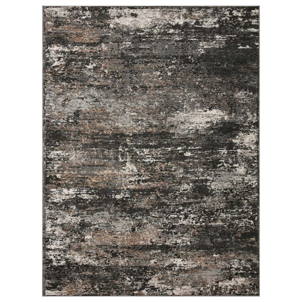 Loloi II Estelle 2" x 3" Charcoal and Granite Area Rug, , large