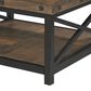 at HOME Carpenter Square Cocktail Table in Oiled Oak, , large