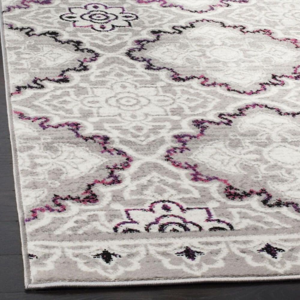 Safavieh Skyler SKY199P 5&#39;1&quot; x 7&#39;6&quot; Gray and Pink Area Rug, , large