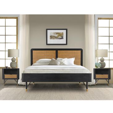 Blue River Saratoga 3-Piece Queen Bed Set in Black and Natural, , large