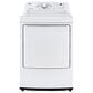 LG 7.3 Cu. Ft. Ultra Large Capacity Gas Dryer with Sensor Dry Technology in White, , large