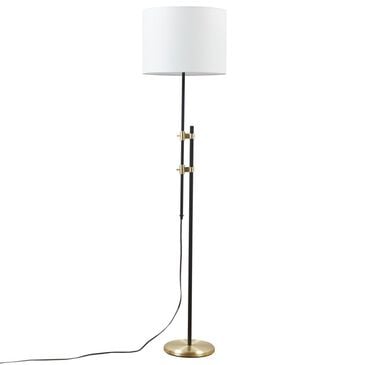 Hampton Park Ellsworth Asymmetrical Adjustable Floor Lamp in Black and Gold, , large