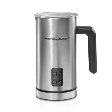 Hamilton Beach 10 Oz Milk Frother and Warmer in Stainless Steel, , large