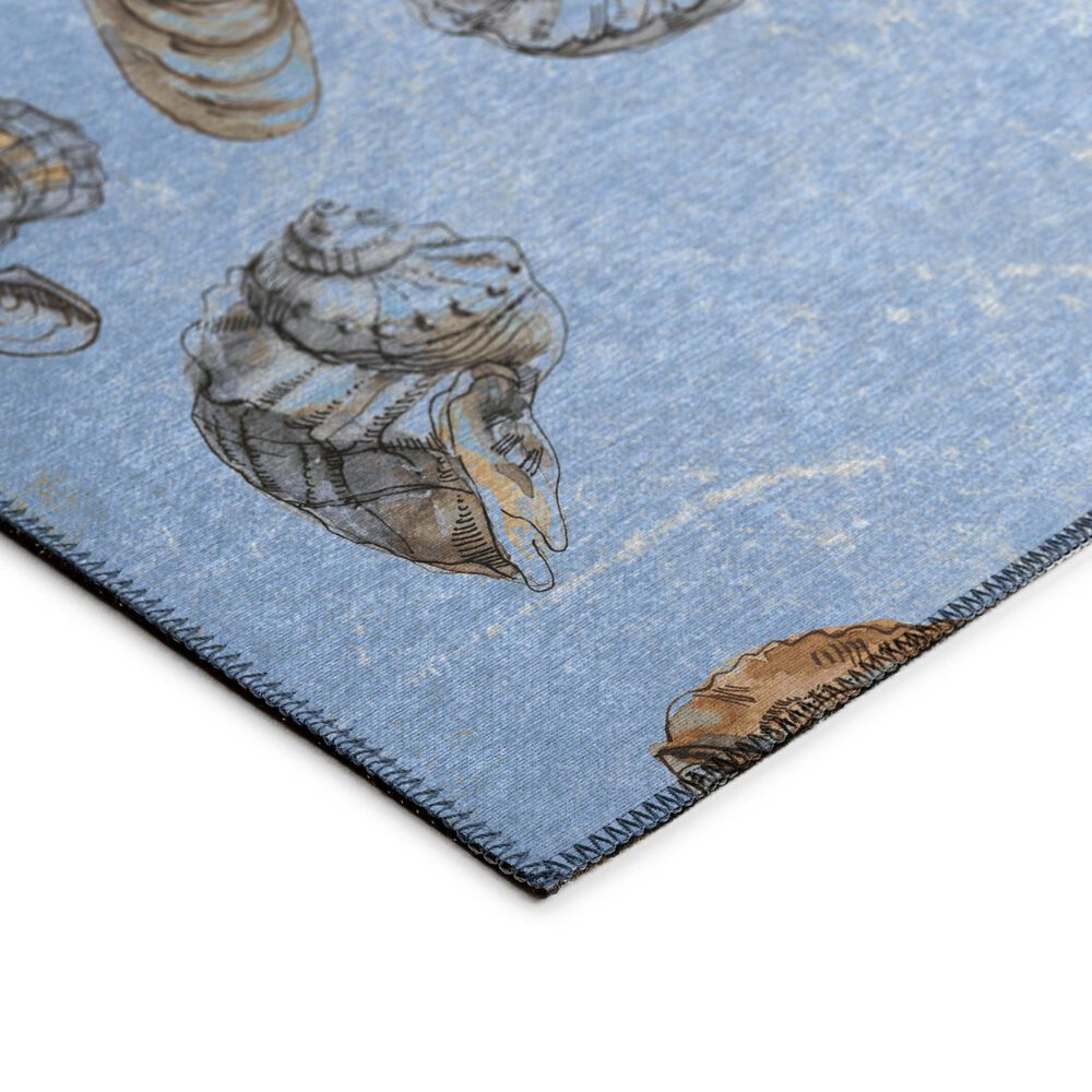 Dalyn Rug Company Seabreeze Animal Print 10&#39; x 14&#39; Denim Area Rug, , large