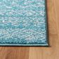 Safavieh Tulum TUL267K 9" x 12" Turquoise and Ivory Area Rug, , large