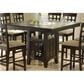 Pacific Landing Counter Height Dining Table with Storage Pedestal Base - Table Only, , large