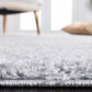 Safavieh August Shag 6"7" Square Light Grey Area Rug, , large