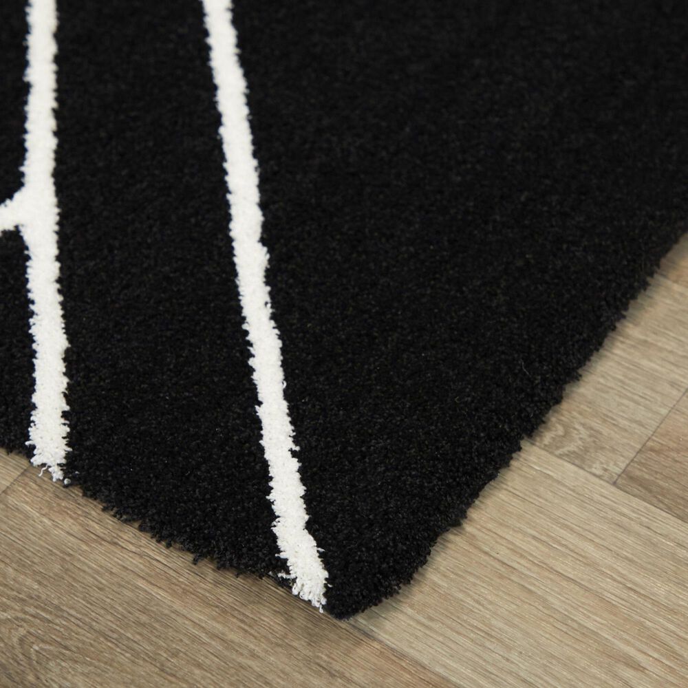 Balta Rugs Henri 5&#39;3&quot; x 7&#39; Black Area Rug, , large