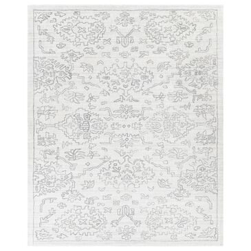 Surya Hightower 10" x 14" White and Black Area Rug, , large