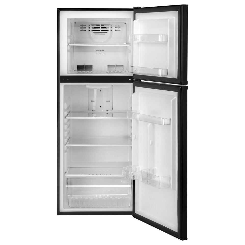 Haier 9.8 Cu. Ft. Top Freezer Refrigerator in Black, , large