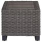 Plank and Hide 5pc Wicker Patio Set in Smoke, , large