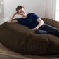 Jaxx 6" Cocoon Large Bean Bag Chair in Chocolate, , large