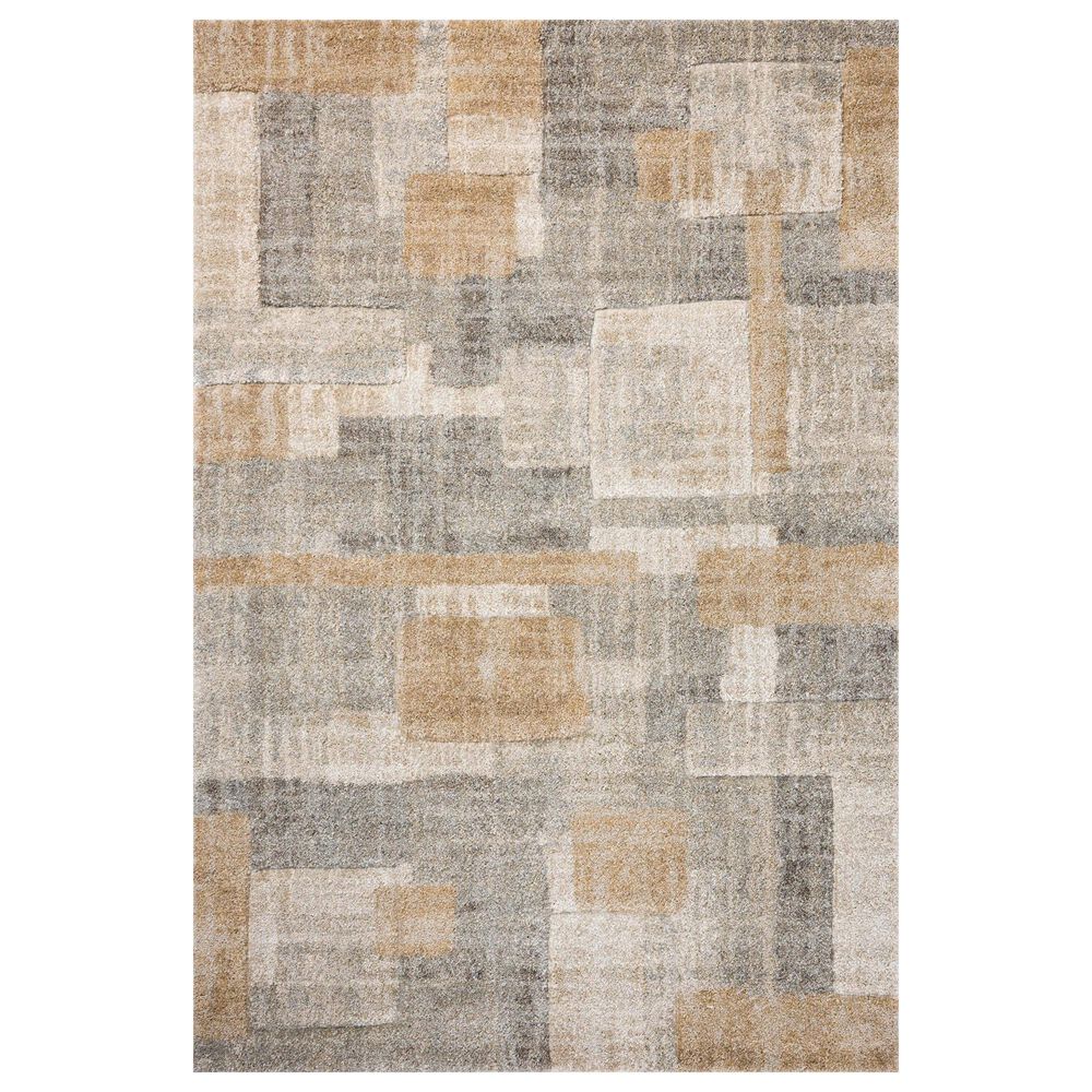 Loloi Silas 7"10" x 10" Stone and Wheat Area Rug, , large