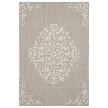 Oriental Weavers Portofino 6649W 3"3" x 5" Gray Area Performance Rug, , large