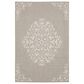 Oriental Weavers Portofino 6649W 3"3" x 5" Gray Area Performance Rug, , large