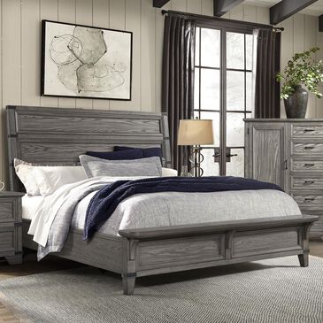 Hawthorne Furniture Forge Queen Bed in Pewter, , large